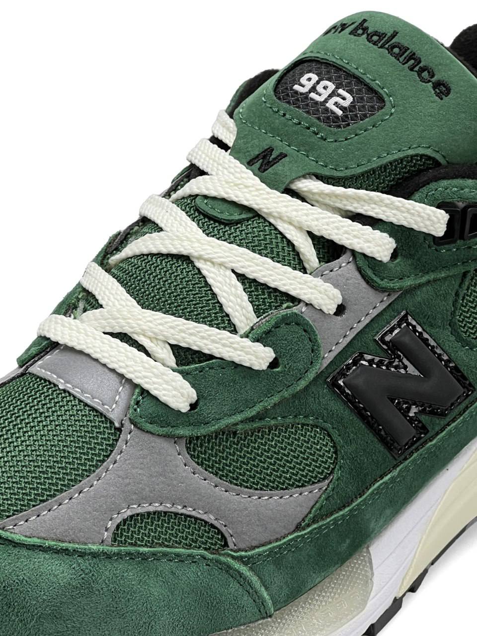 New Balance 992 Green White Grey