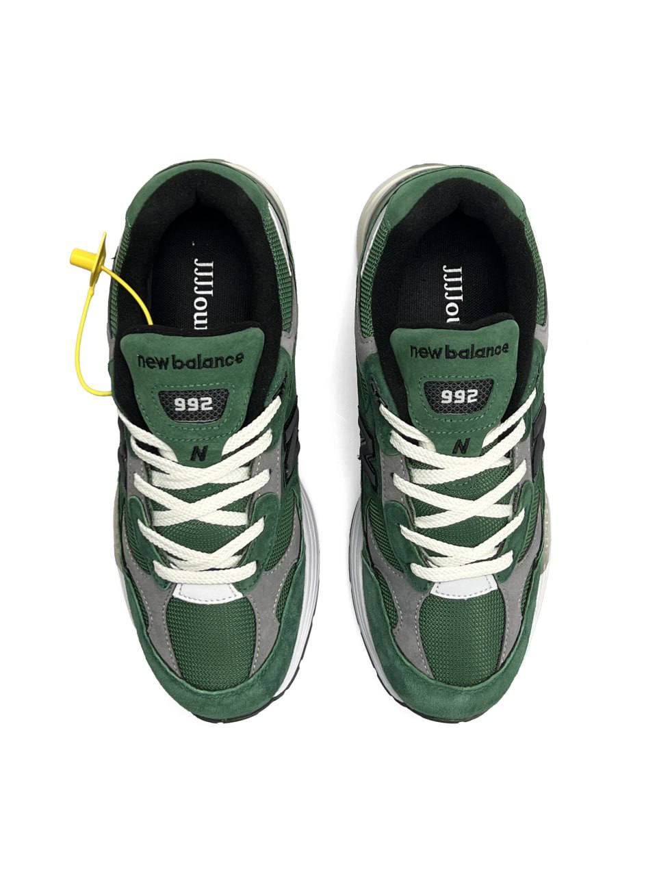 New Balance 992 Green White Grey