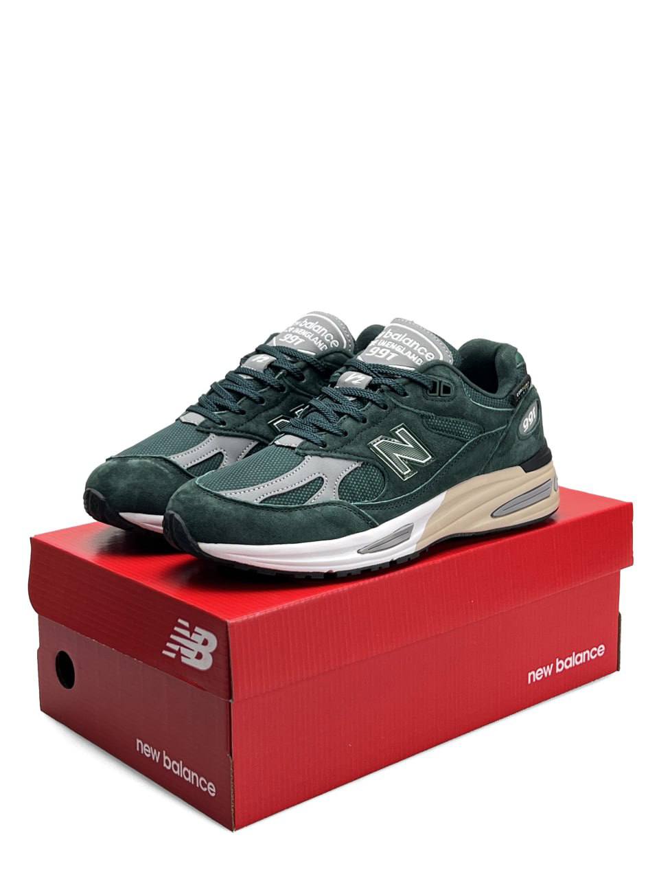 New Balance 991v2 Green Grey