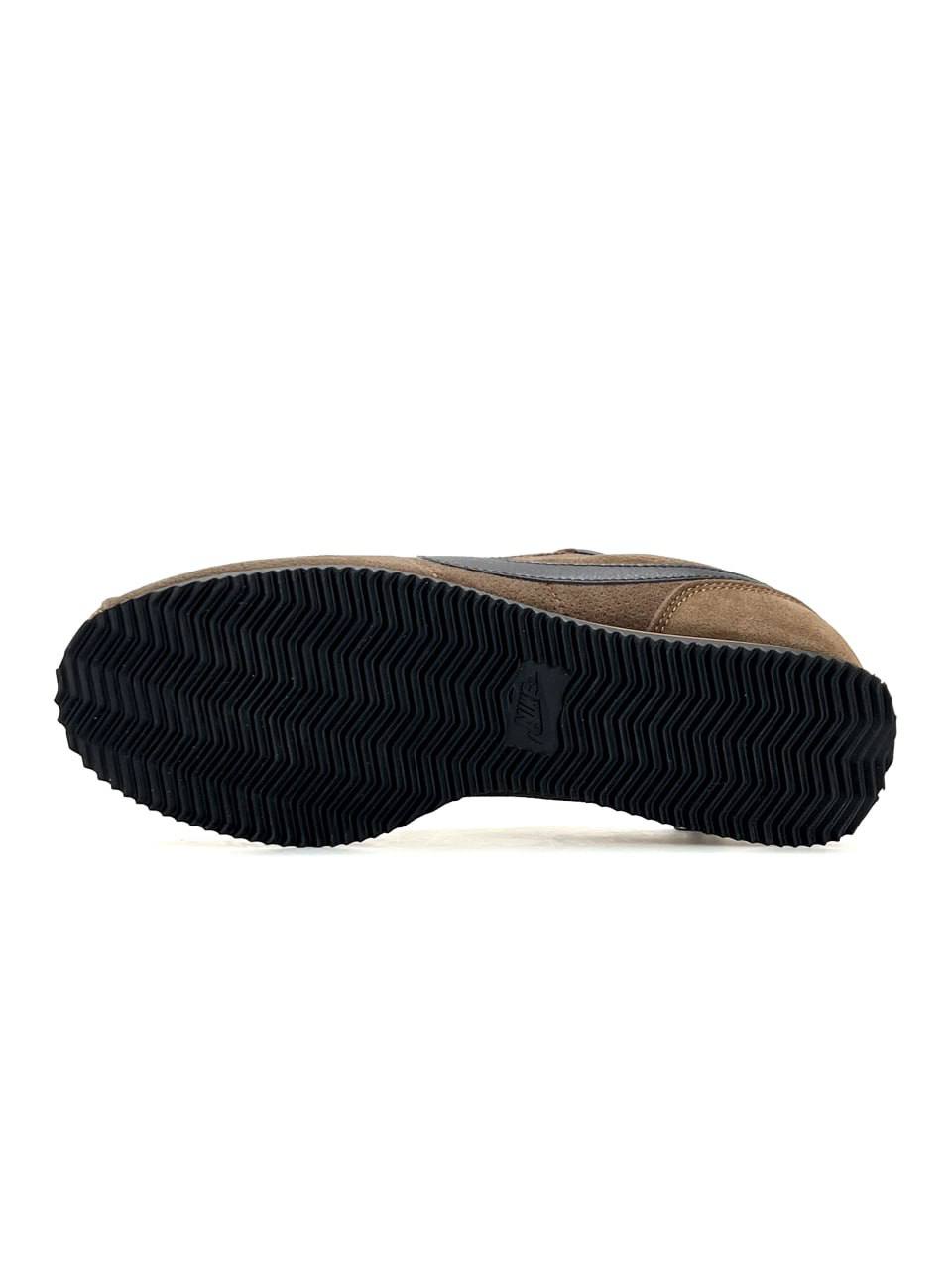 Nike Cortez Brown Black Suede