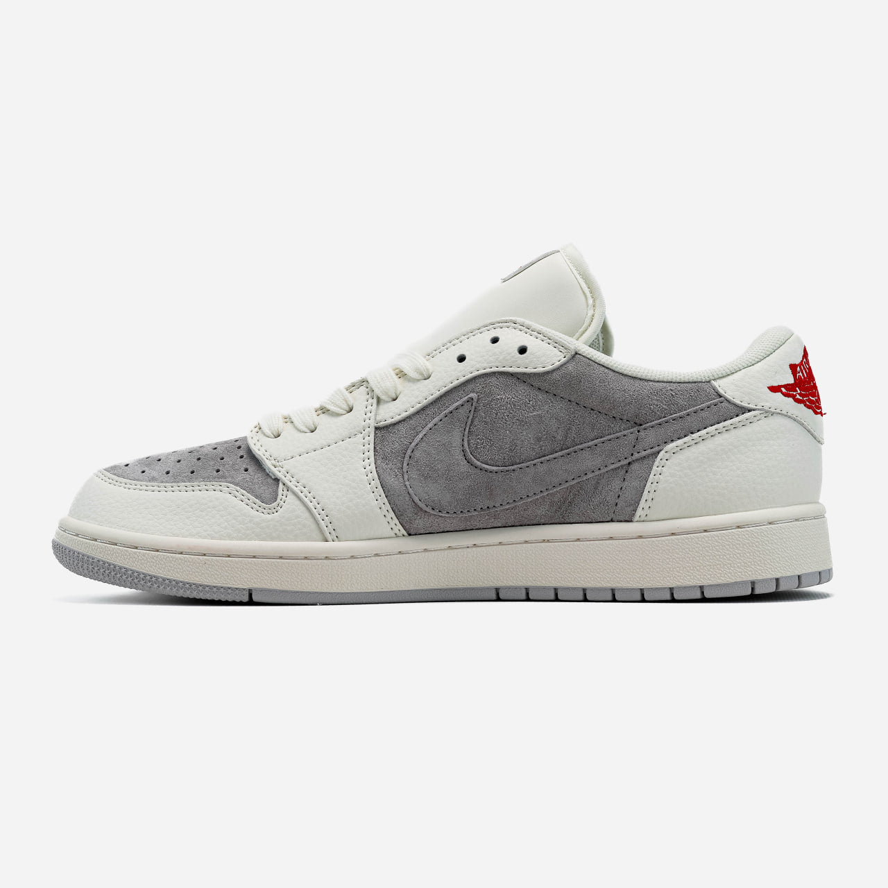 Nike Air Jordan 1 Retro Low x Travis Scott x Supreme White Grey