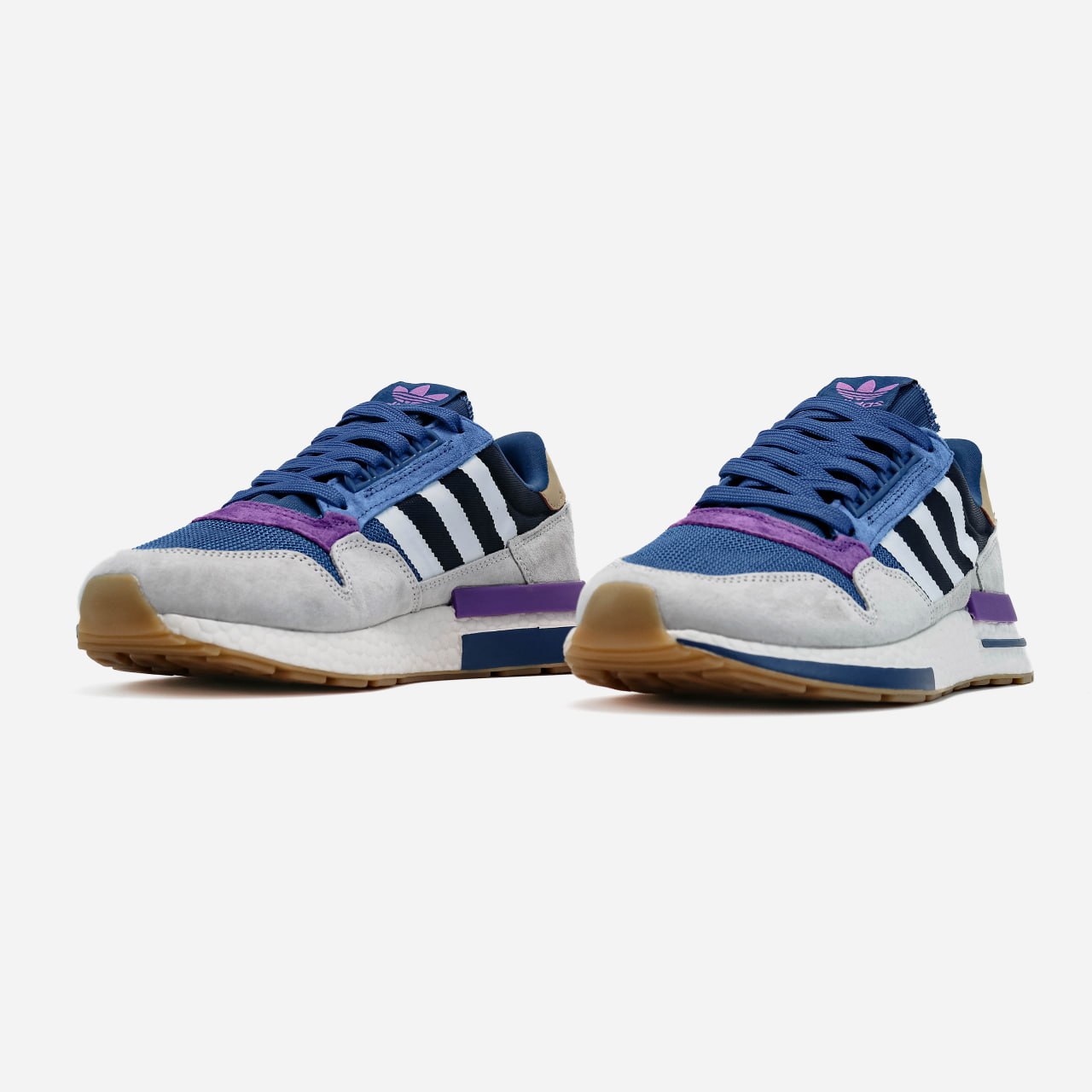 Adidas ZX 500 Blue Purple Grey