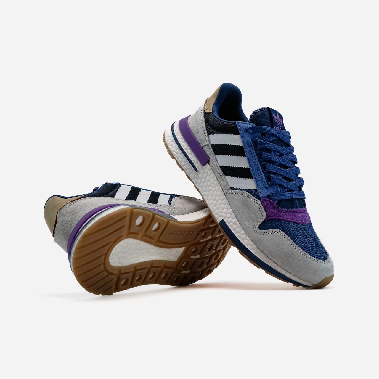 Adidas ZX 500 Blue Purple Grey