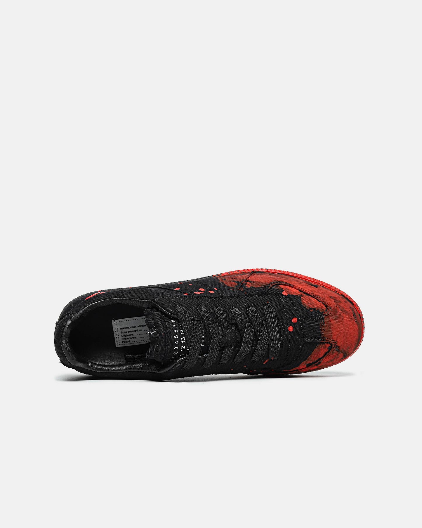 Maison Margiela Replica Black Red Paint