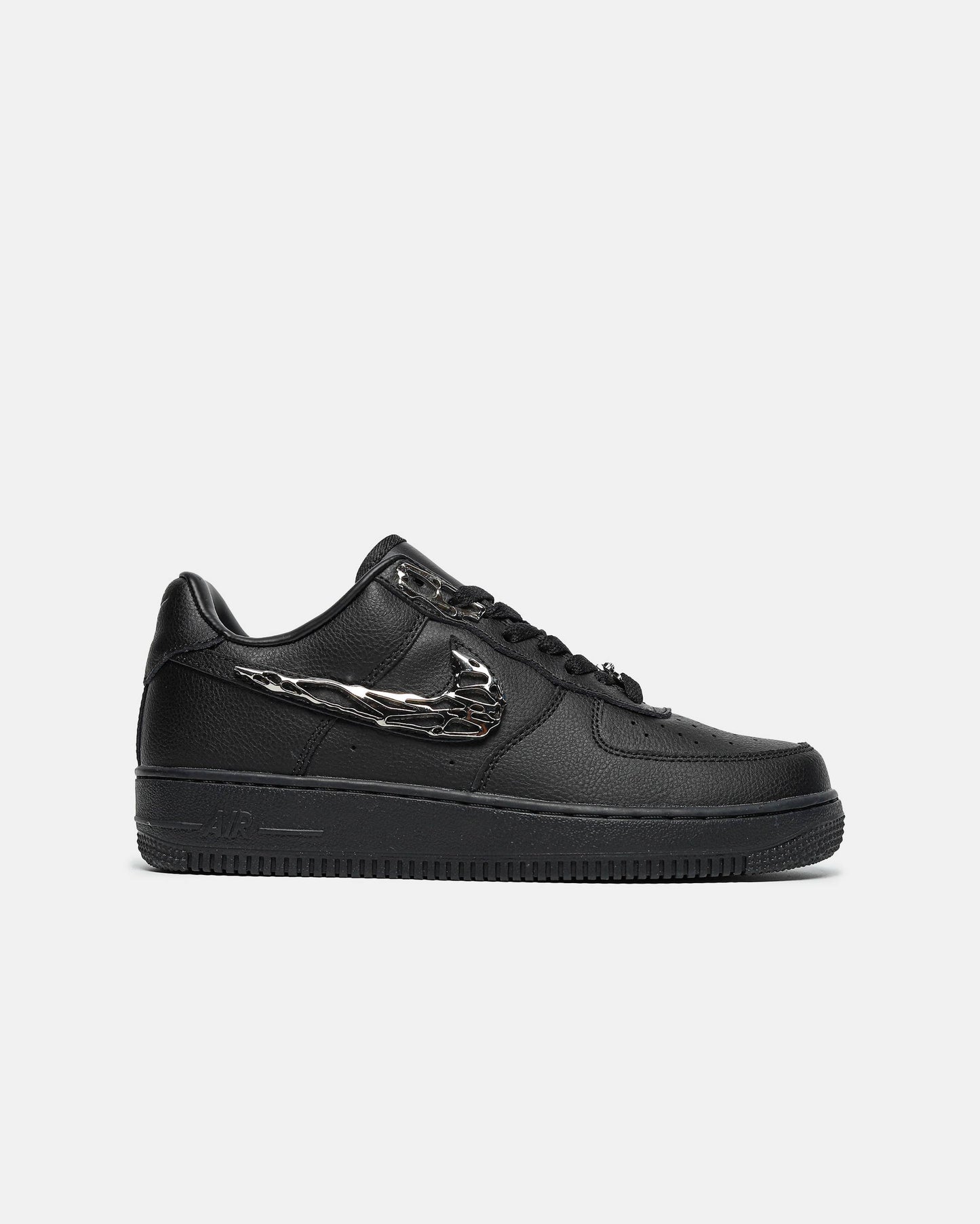 Nike Air Force 1 Low Black Molten Metal Swoosh