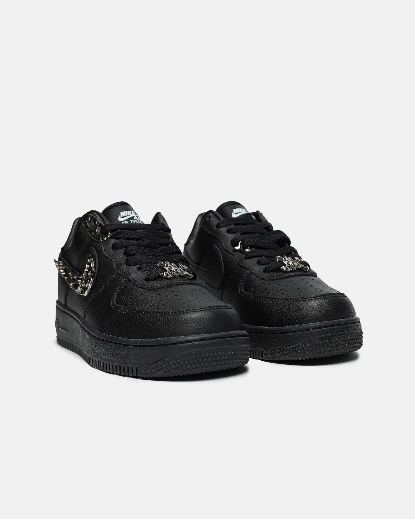 Nike Air Force 1 Low Black Molten Metal Swoosh