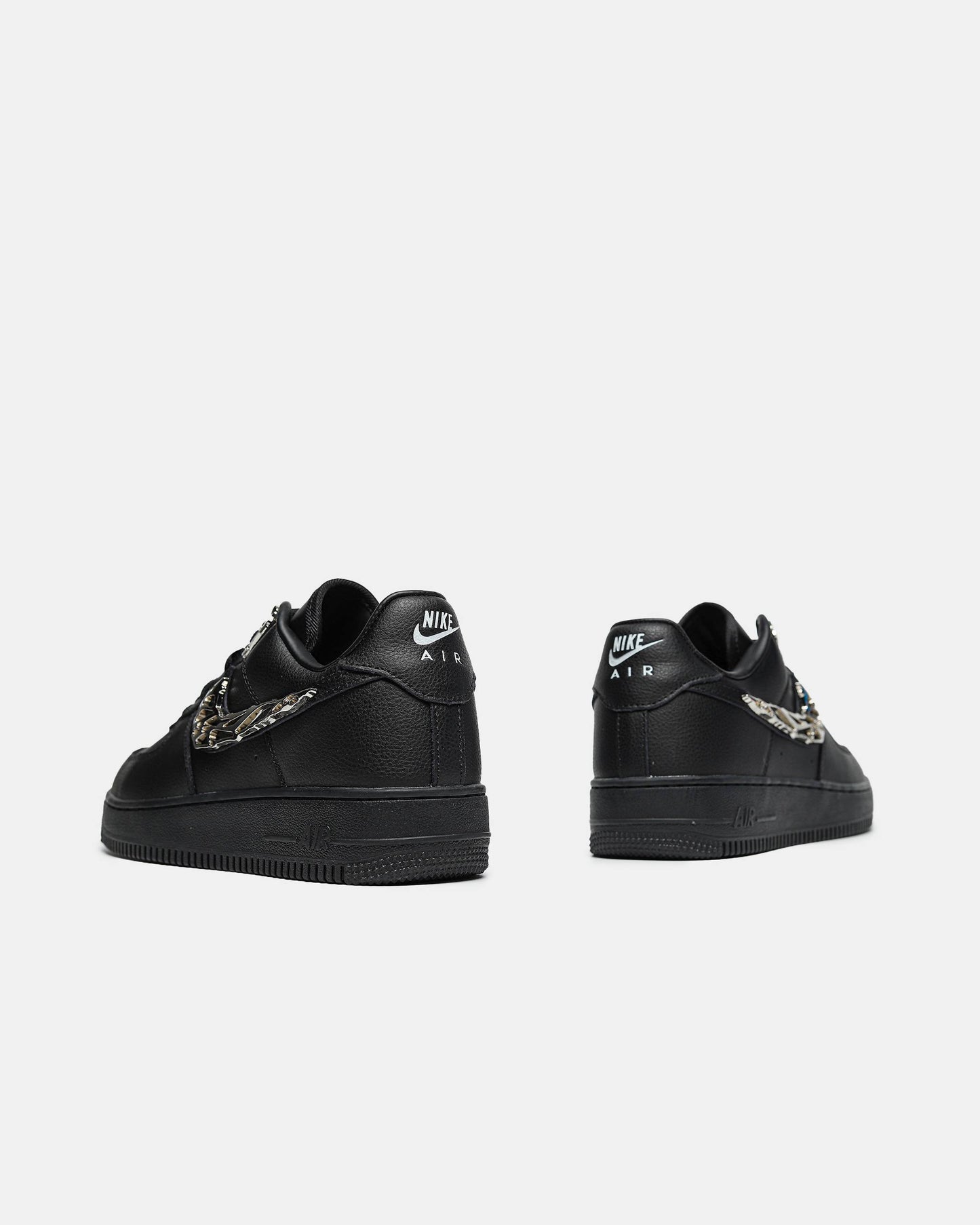 Nike Air Force 1 Low Black Molten Metal Swoosh