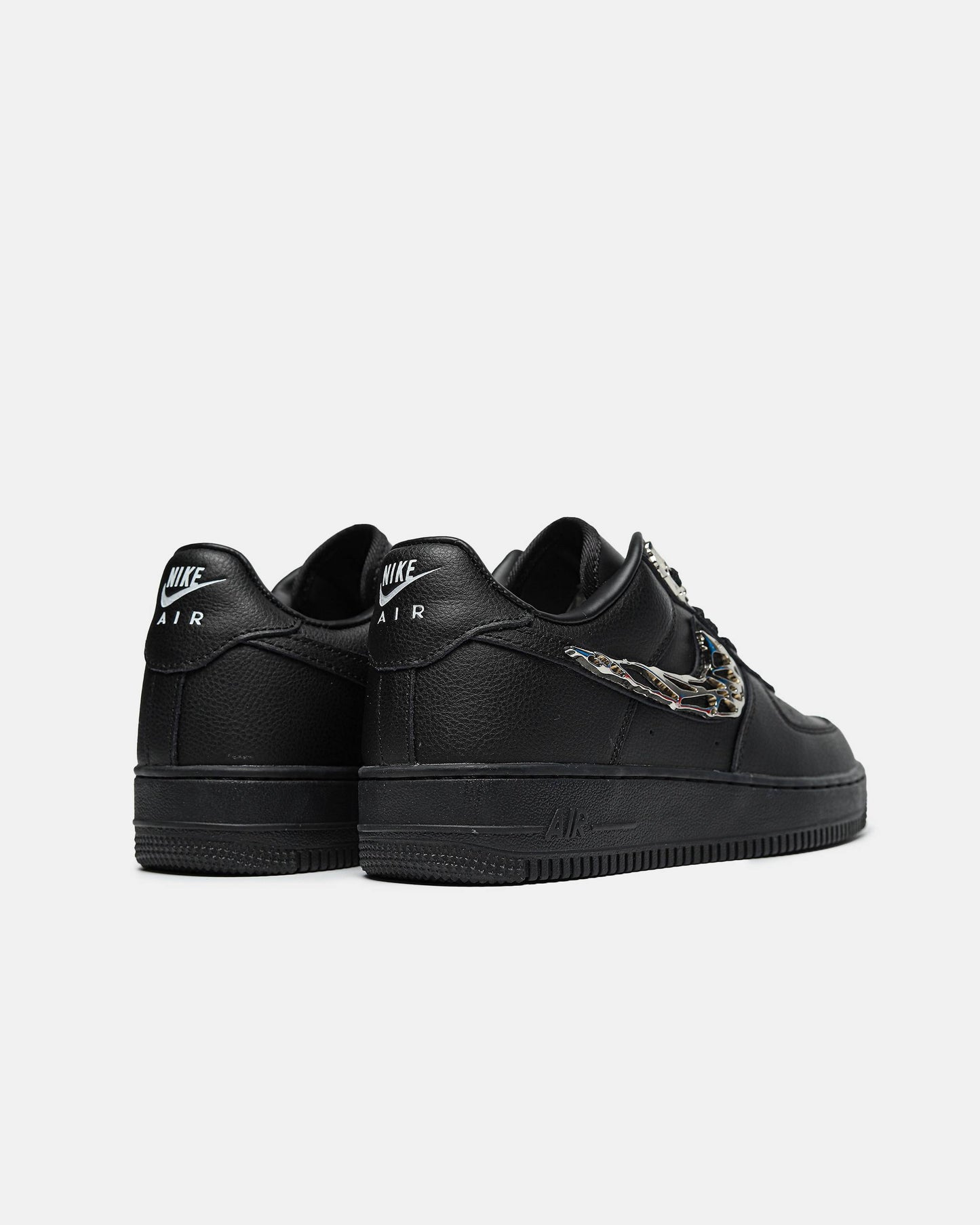Nike Air Force 1 Low Black Molten Metal Swoosh