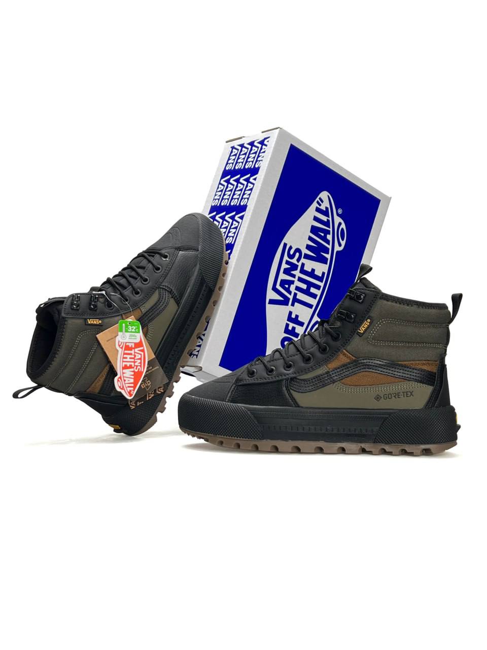 Vans Old Skool MTE-1 HI / Sk8-Hi MTE-3 Fur Black Khaki