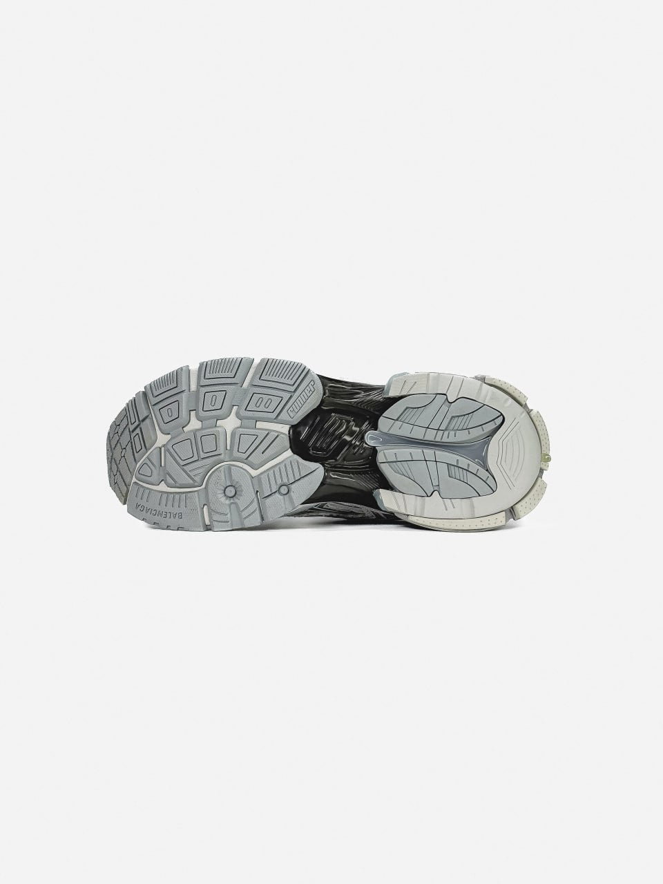 Balenciaga Runner Trainer White Silver