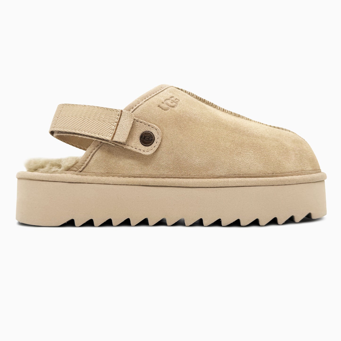 Ugg Lanah Clog Platform Beige