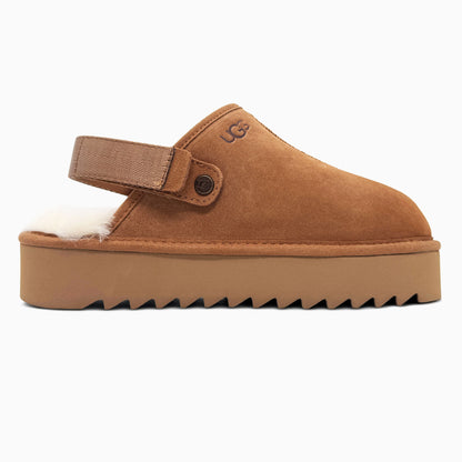 Ugg Lanah Clog Platform Chestnut