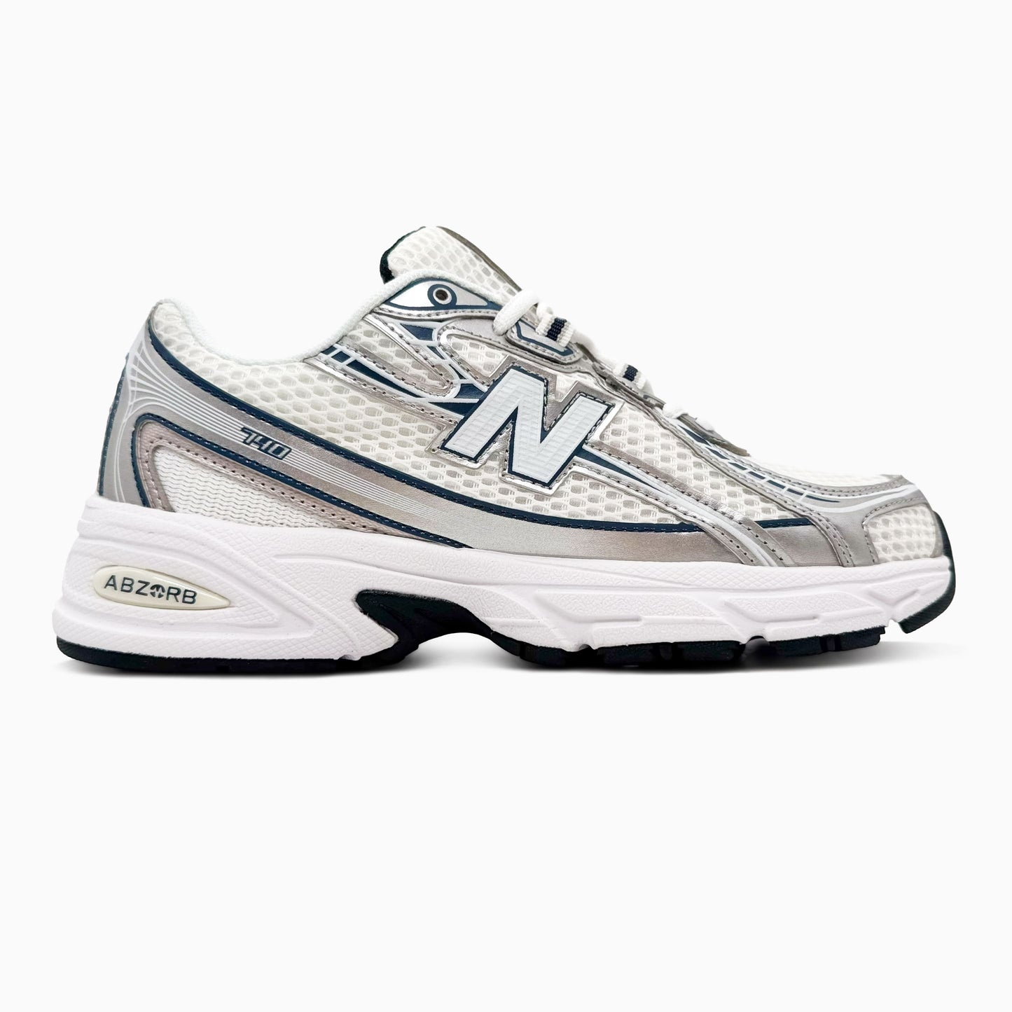 New Balance 740 White Silver Blue