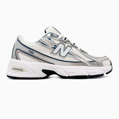 New Balance 740 White Silver Blue