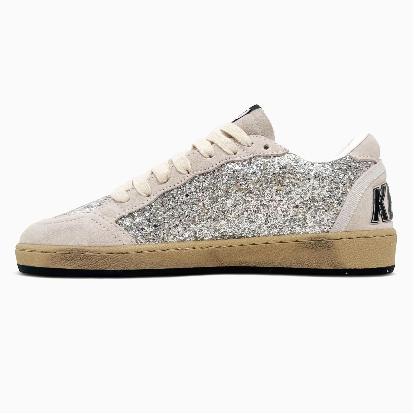 Golden Goose Ball Star Silver Glitter