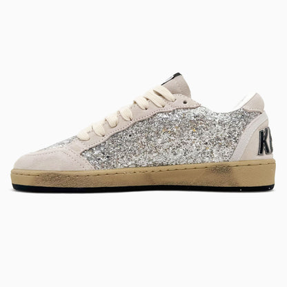 Golden Goose Ball Star Silver Glitter