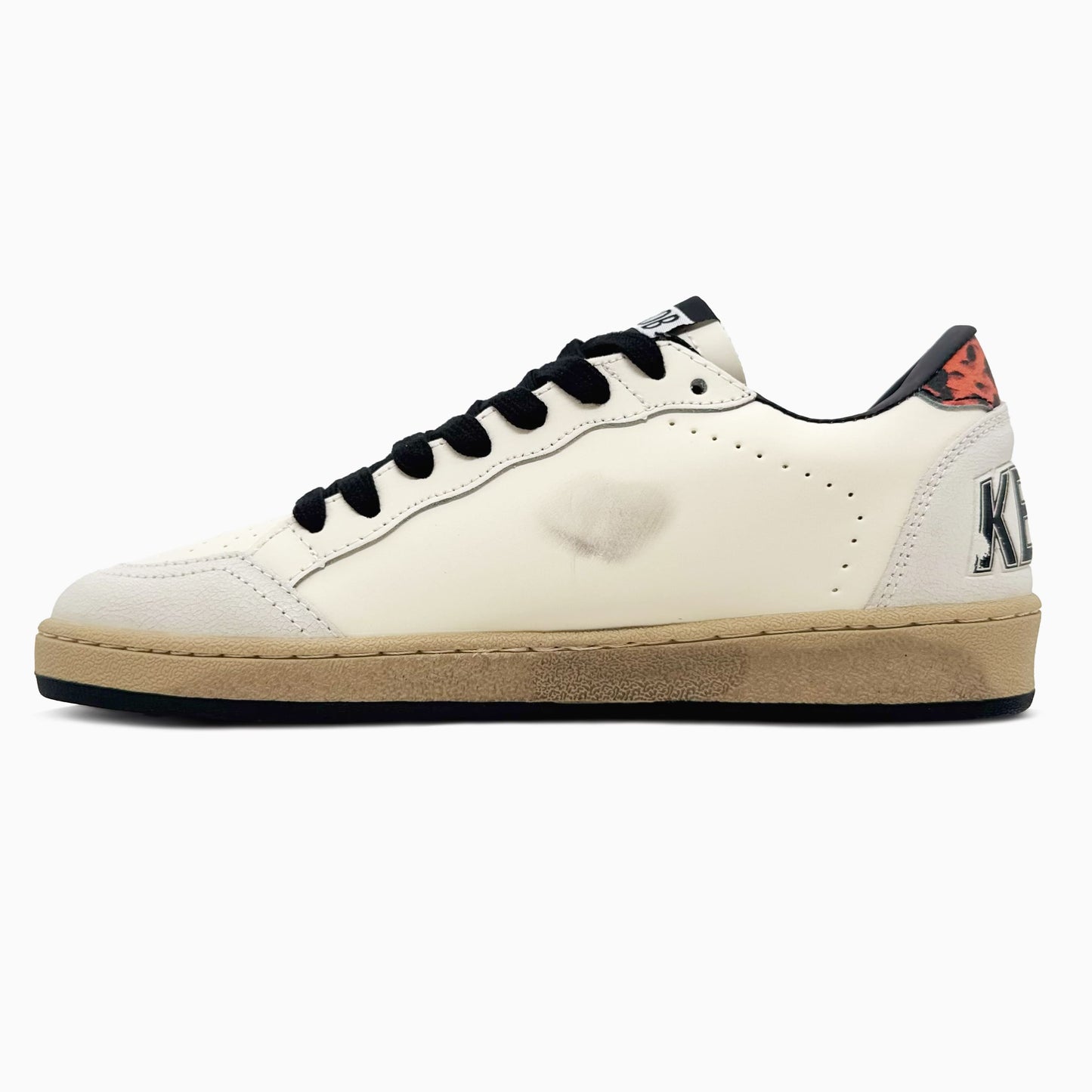 Golden Goose Ball Star White Nappa Black Star