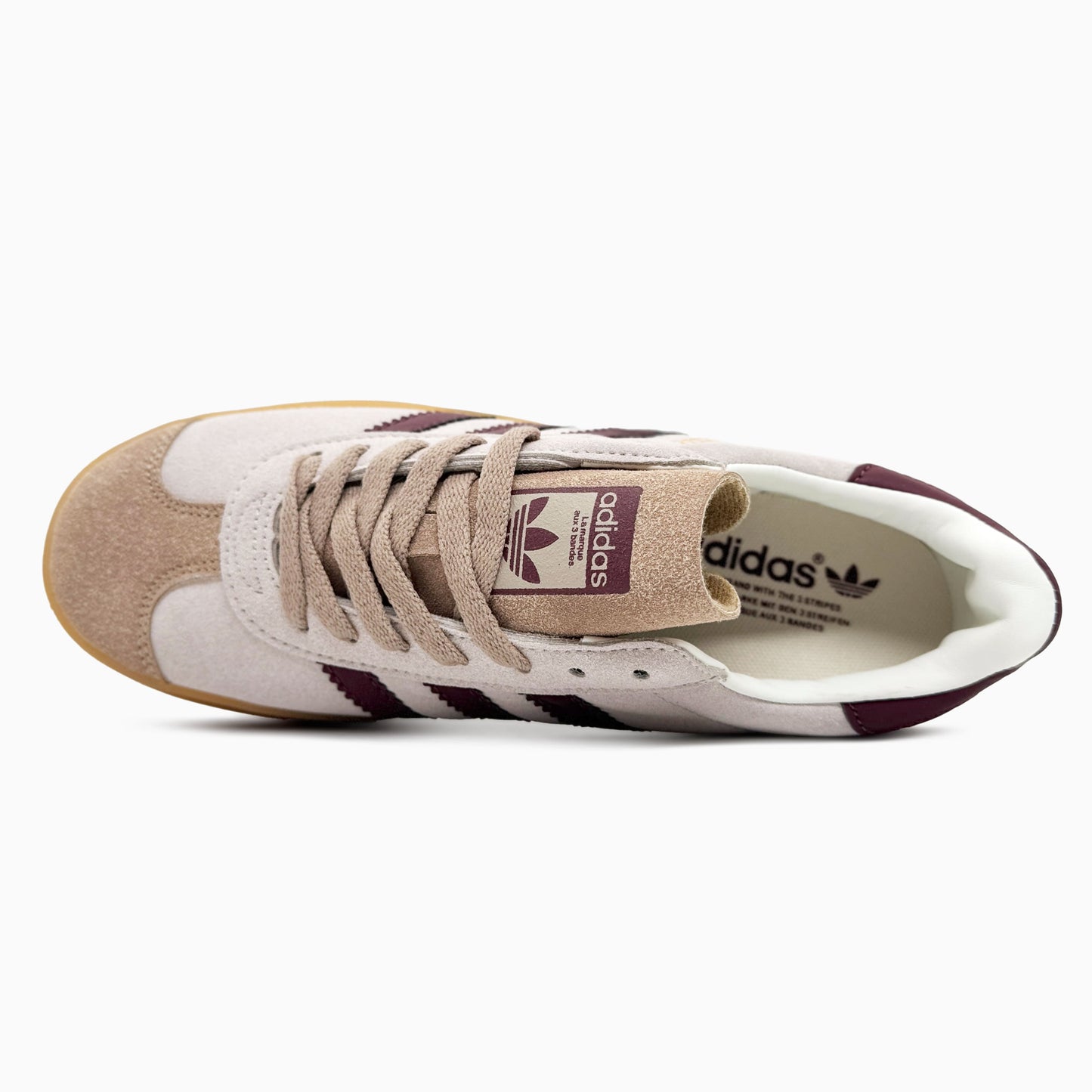 Adidas Gazelle Bold Cream Maroon