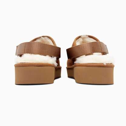 Ugg Lanah Clog Platform Chestnut