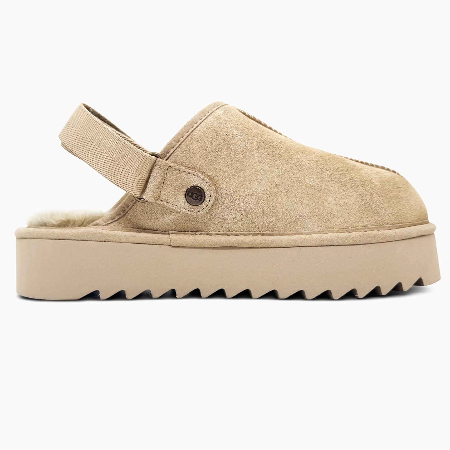 Ugg Lanah Clog Platform Beige