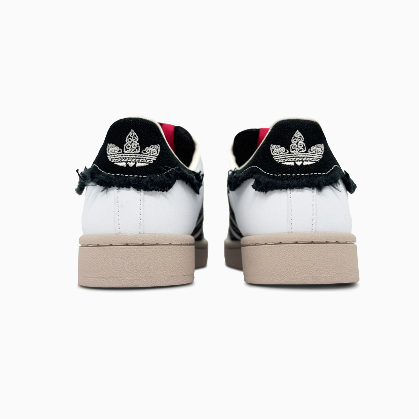 Adidas Superstar II Fringe White Beige Black