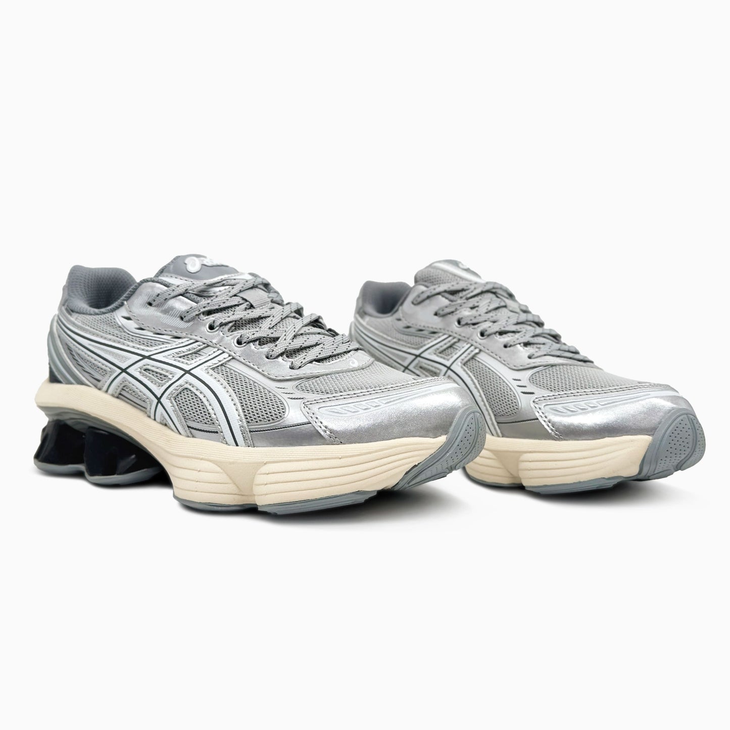 Asics Gel-Kinetic Fluent White Silver