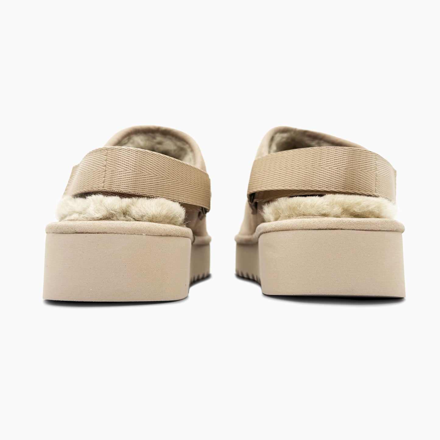 Ugg Lanah Clog Platform Beige