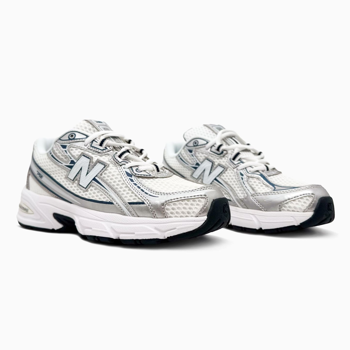New Balance 740 White Silver Blue