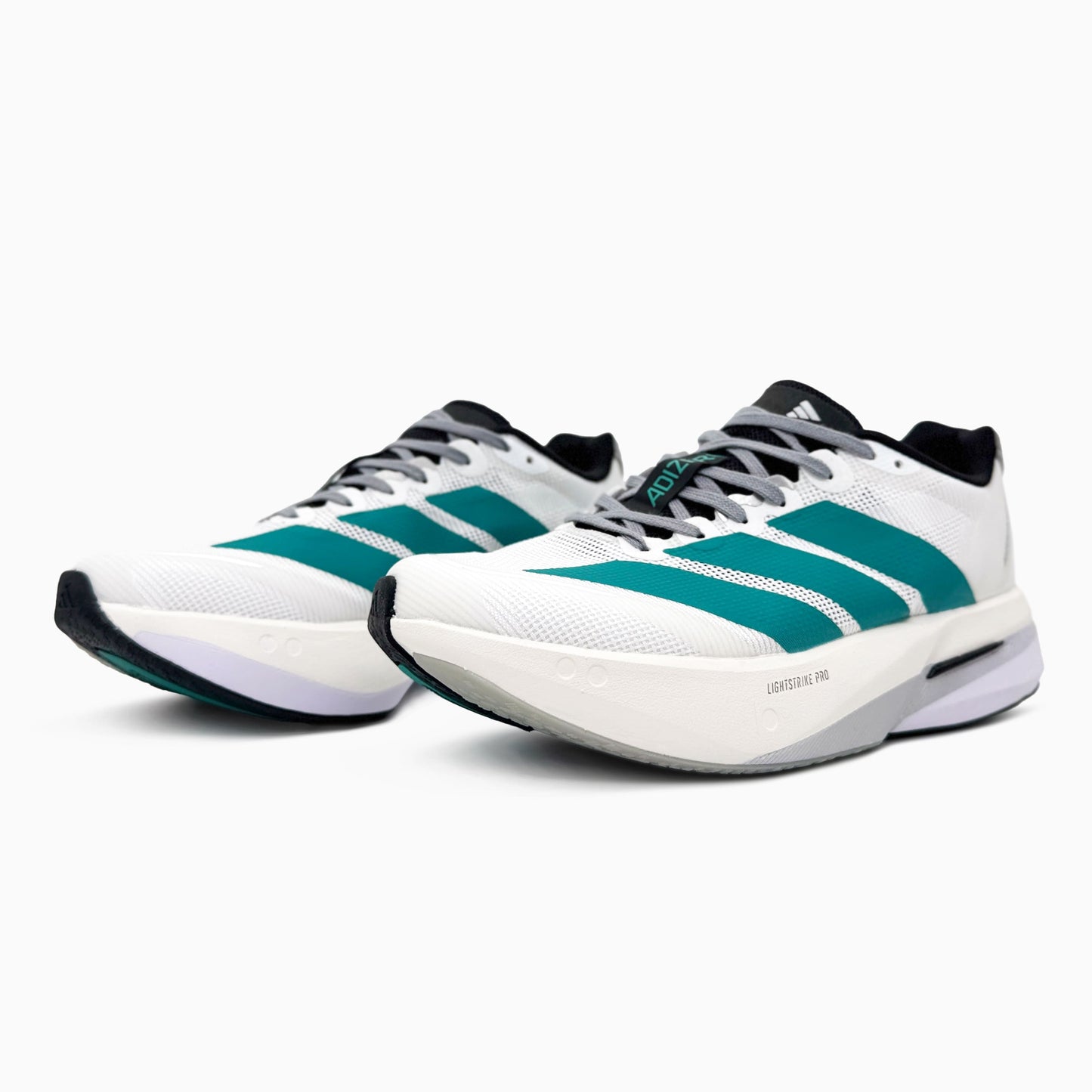 Adidas Adizero Boston 13 White Pure Teal