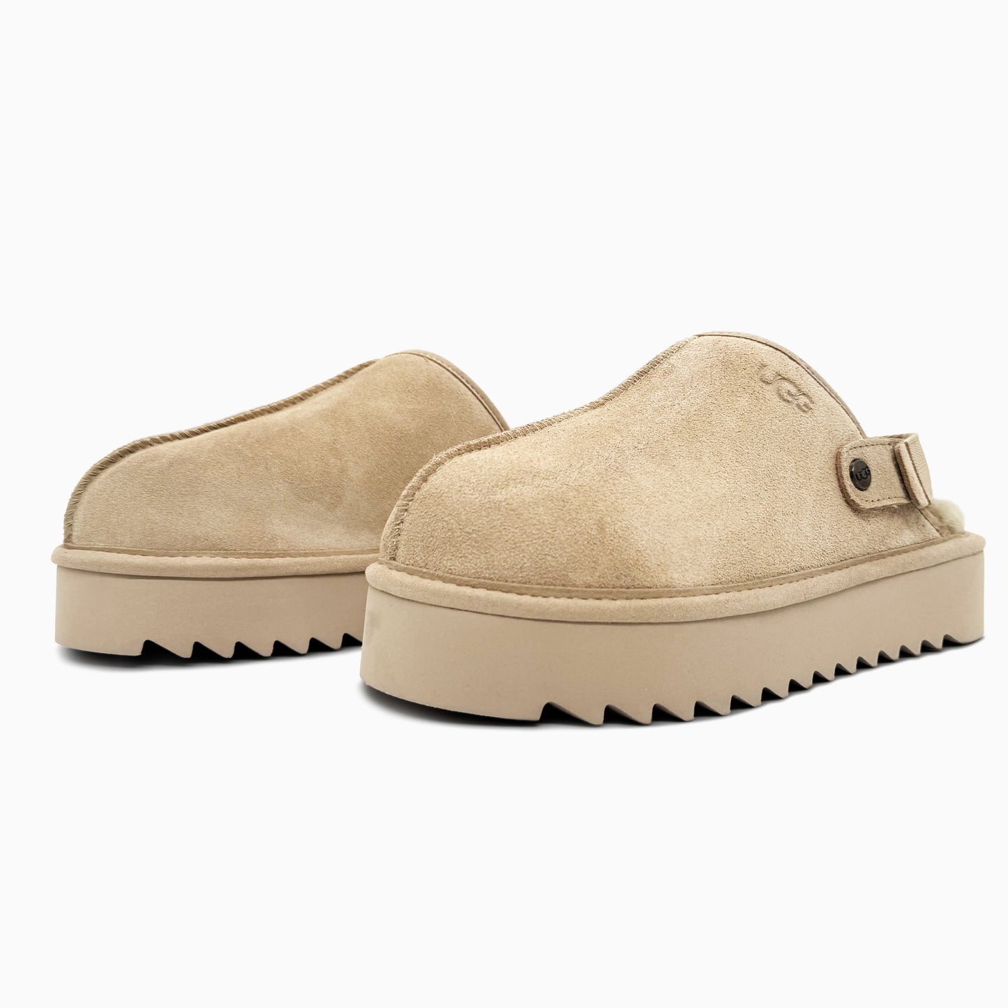 Ugg Lanah Clog Platform Beige