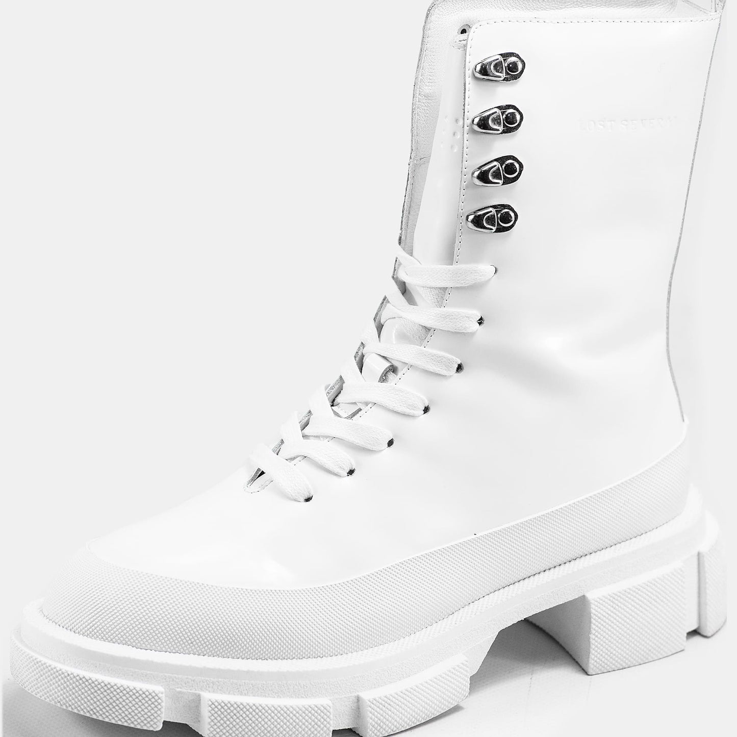 Both Gao High Boots White