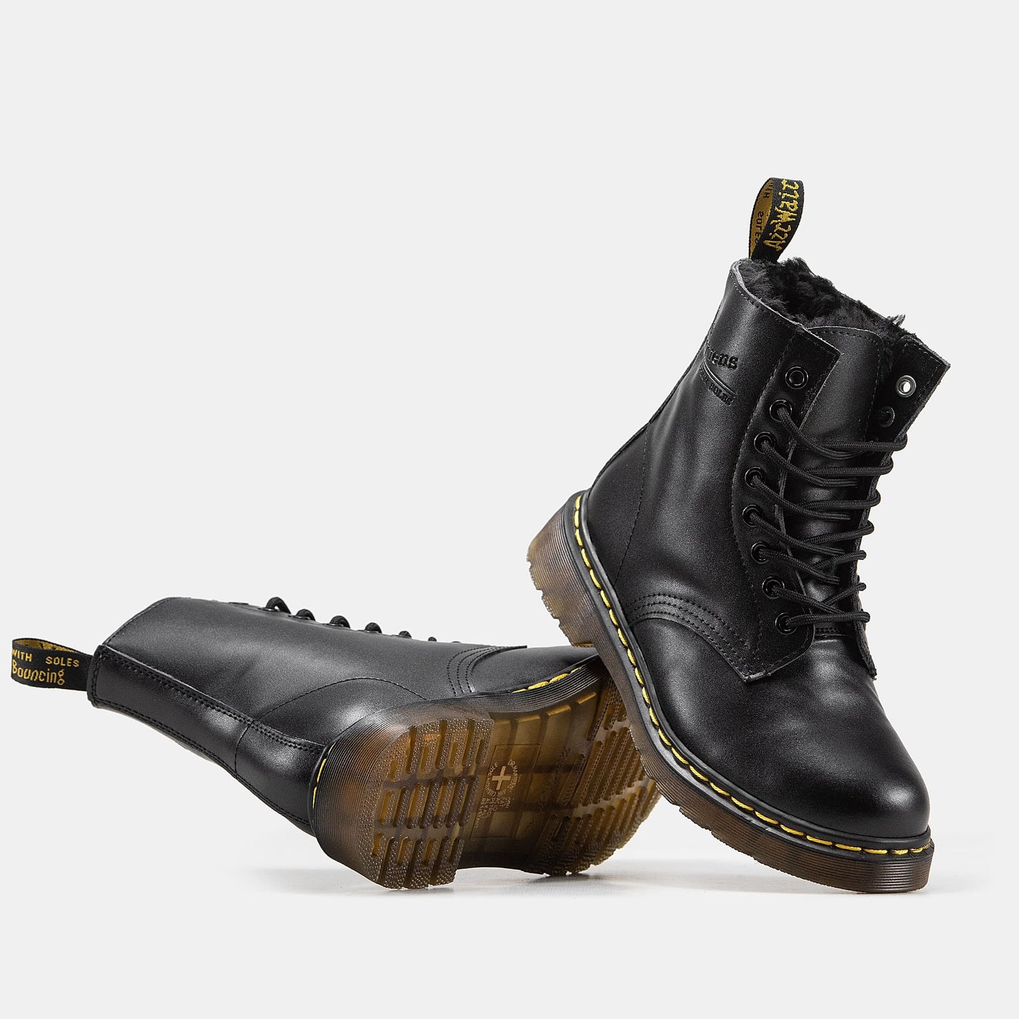 Dr. Martens Classic Black Хутро