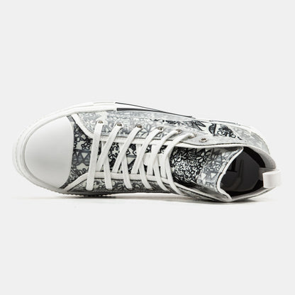 Shawn Stussy x Dior B23 Sneakers Grey White