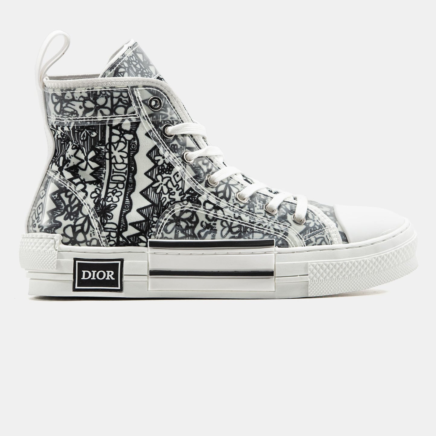 Shawn Stussy x Dior B23 Sneakers Grey White