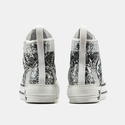 Shawn Stussy x Dior B23 Sneakers Grey White