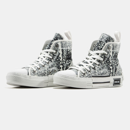 Shawn Stussy x Dior B23 Sneakers Grey White