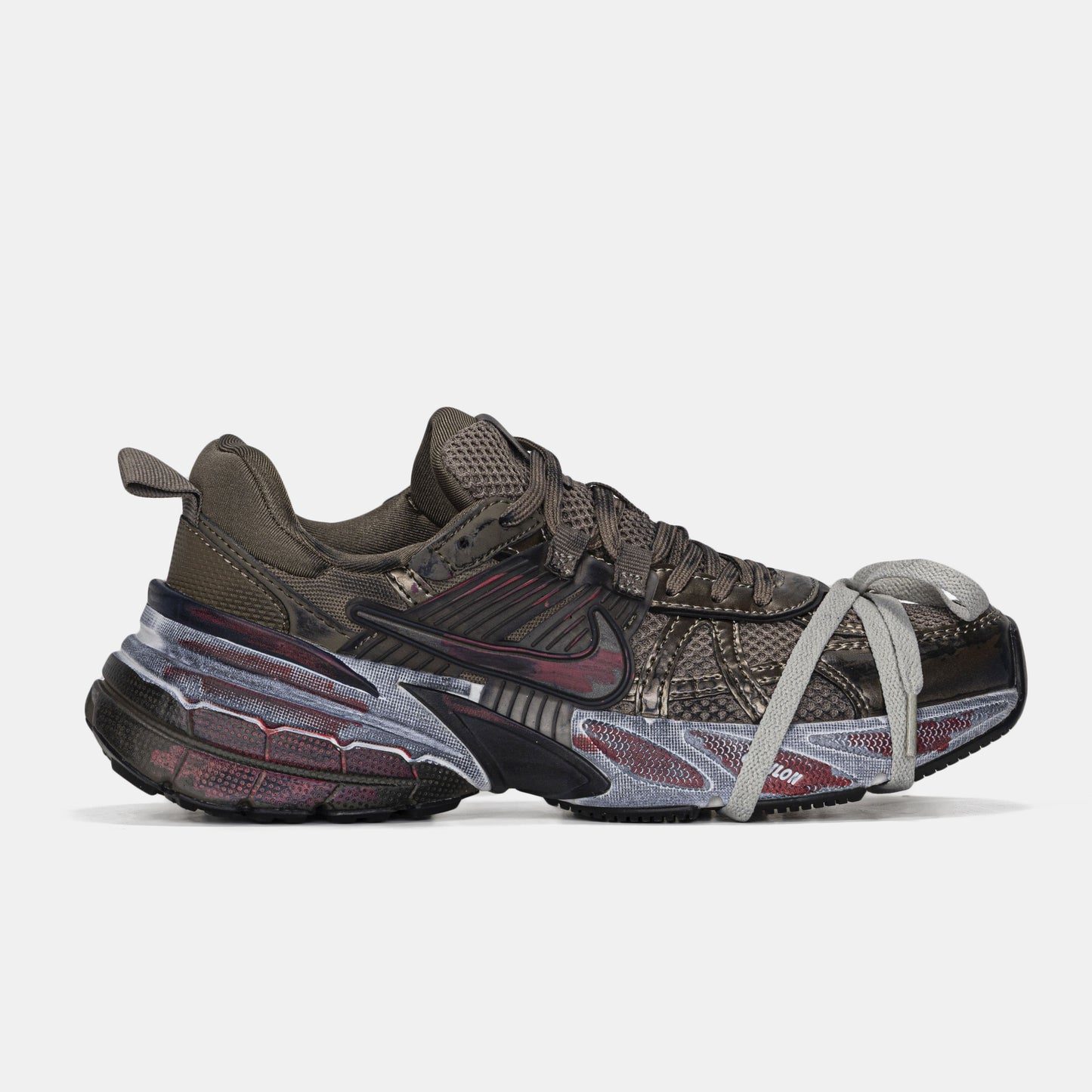 Nike V2K Runtekk Mink Brown Custom