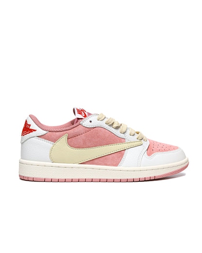 Nike Air Jordan 1 Low x Travis Scott Pink White Beige