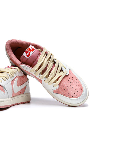 Nike Air Jordan 1 Low x Travis Scott Pink White Beige