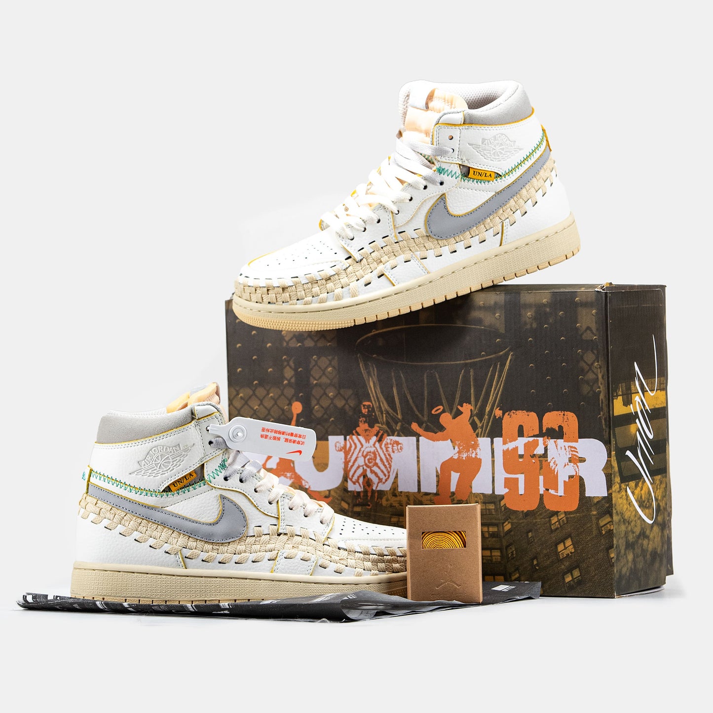 Nike Air Jordan 1 Retro x Union L.A White Beige