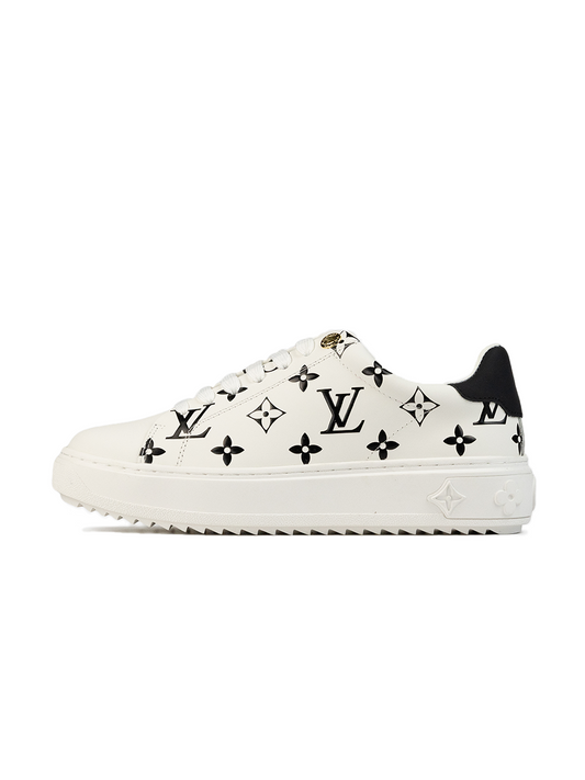 Louis Vuitton Trainer Time Out Monogram White Black