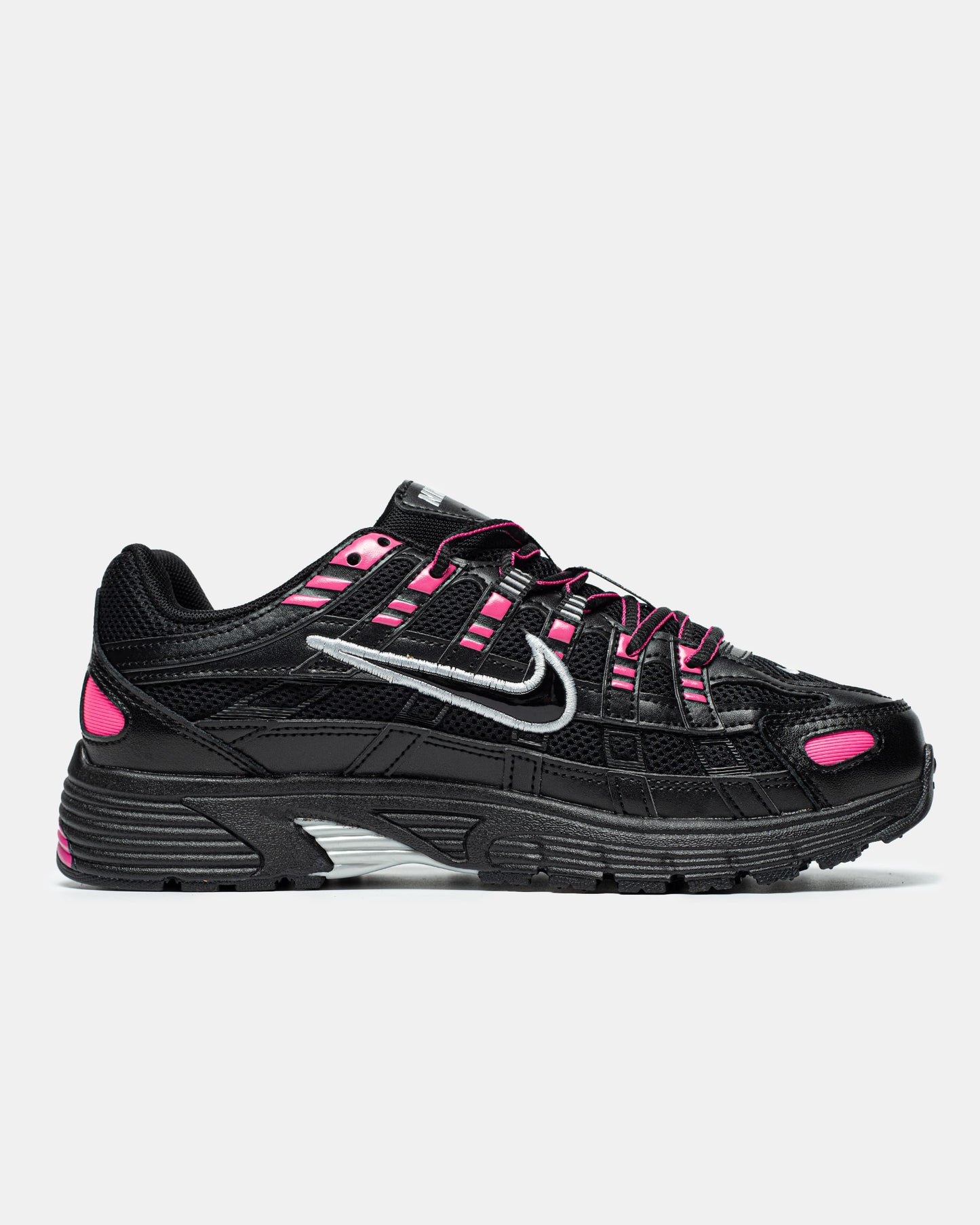 Nike P-6000 Pink Blast Metallic Silver Black