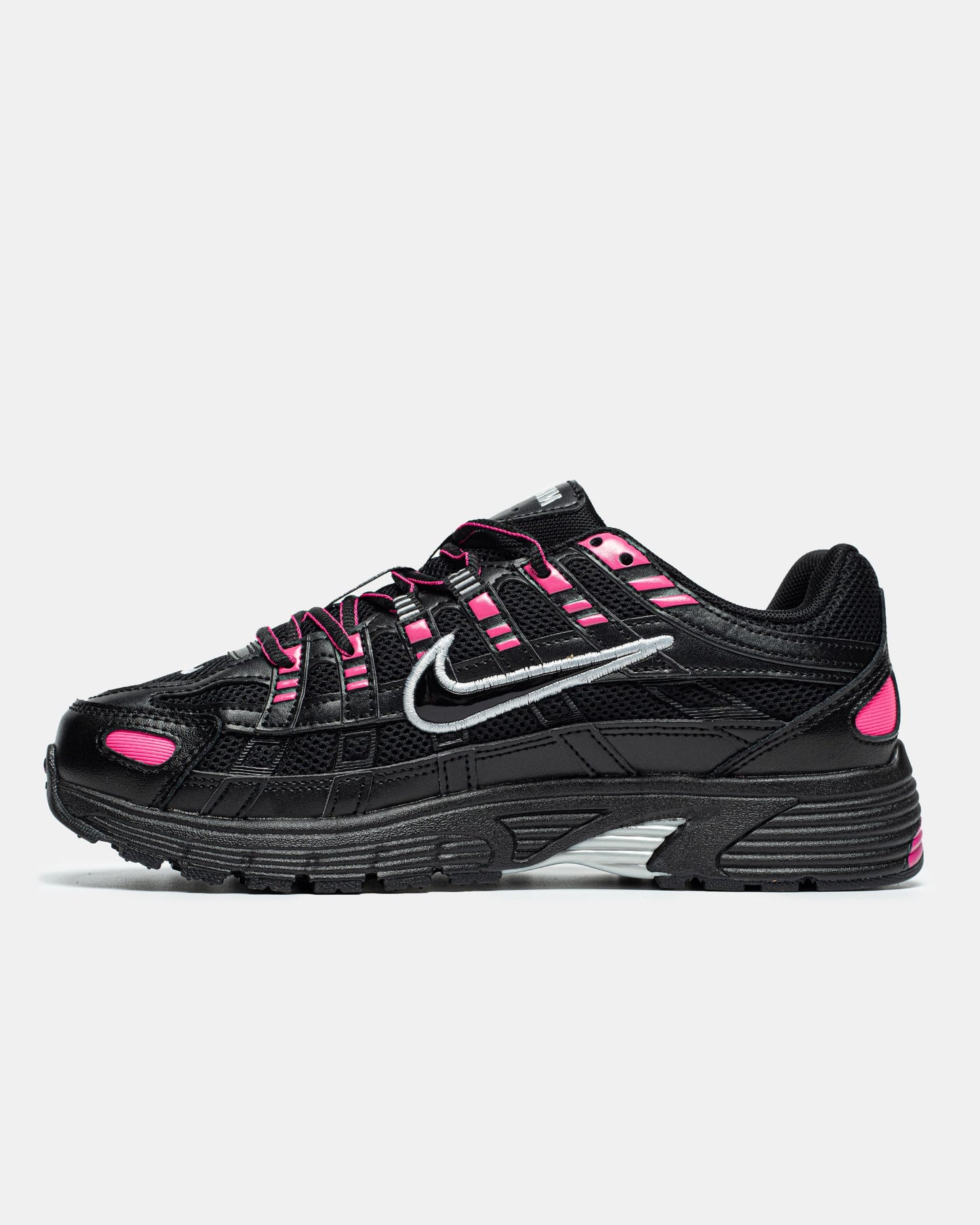 Nike P-6000 Pink Blast Metallic Silver Black
