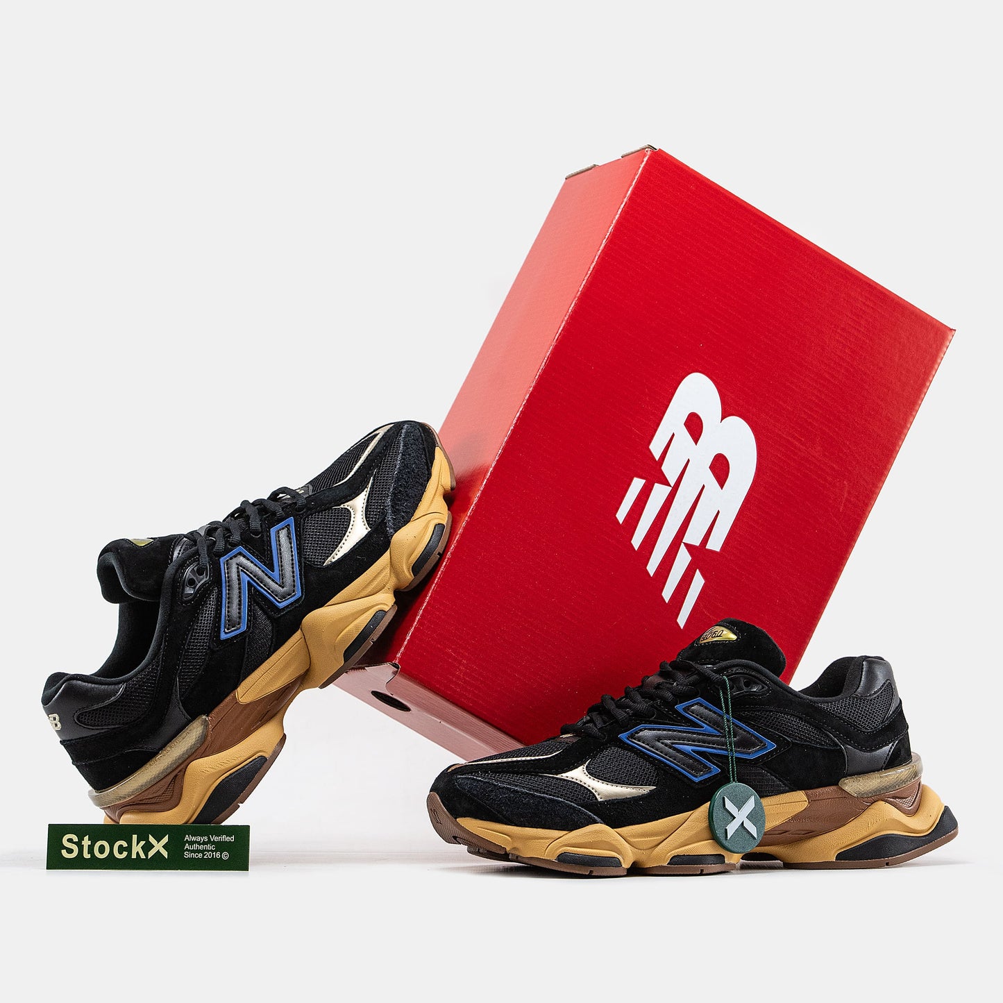 New Balance 9060 Black Beige / Black Royal Gum