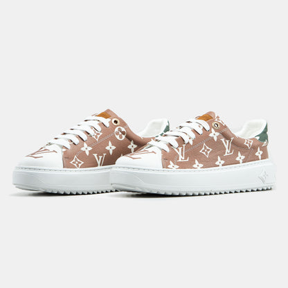 Louis Vuitton Trainer Time Out Monogram Blanc