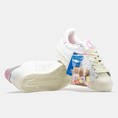 Adidas Superstar White Pink Cream