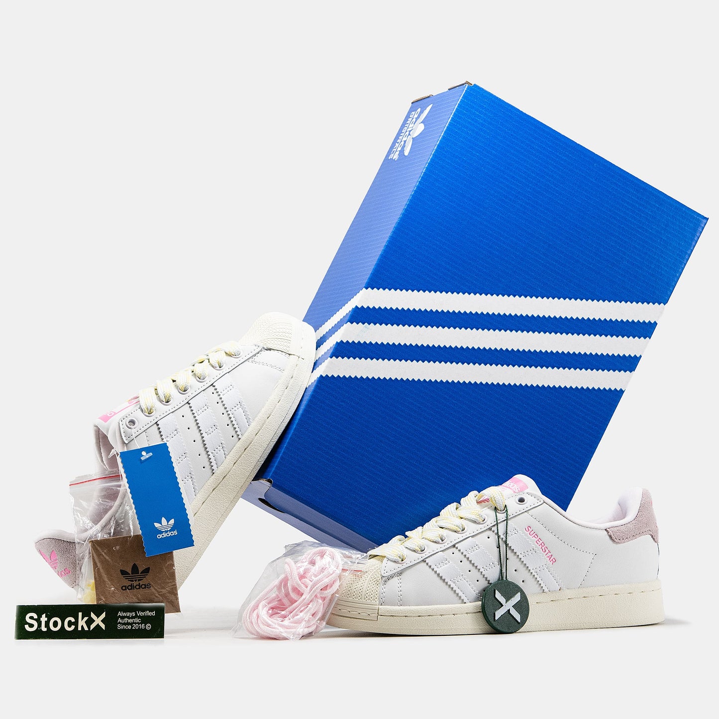 Adidas Superstar White Pink Cream