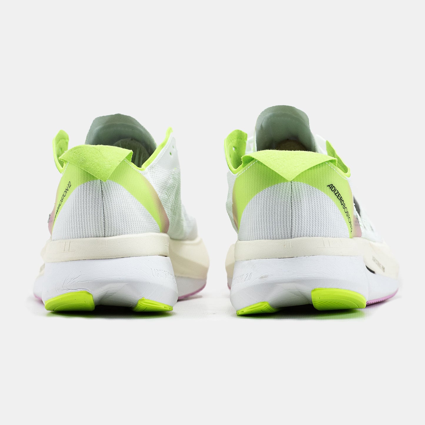 Adidas Adizero Boston 12 White Neon