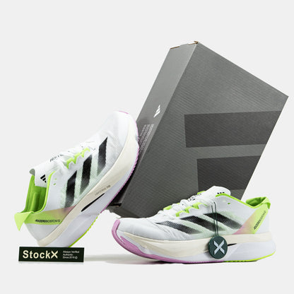 Adidas Adizero Boston 12 White Neon