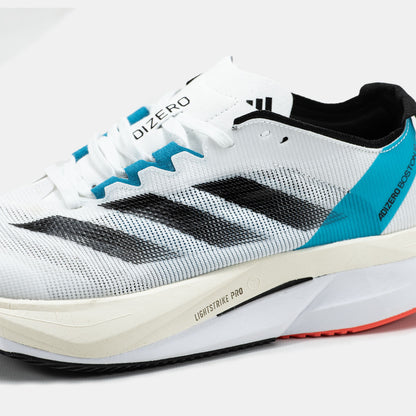 Adidas Adizero Boston 12 White Blue